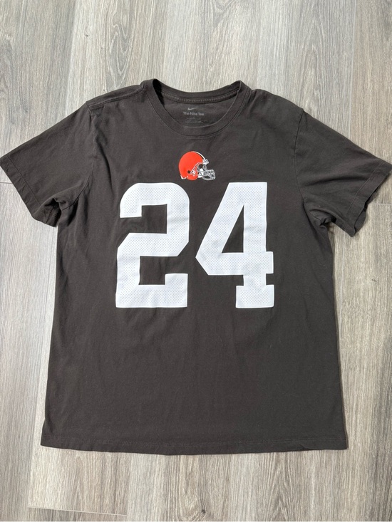 Nike Other - Cleveland Browns Nike Nick Chubb #24 Tshirt Large Brown NFL Tee Dawg Pound